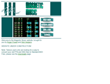 Tablet Screenshot of magneticmusic.com